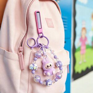 Cute Labubu Keychain - purple